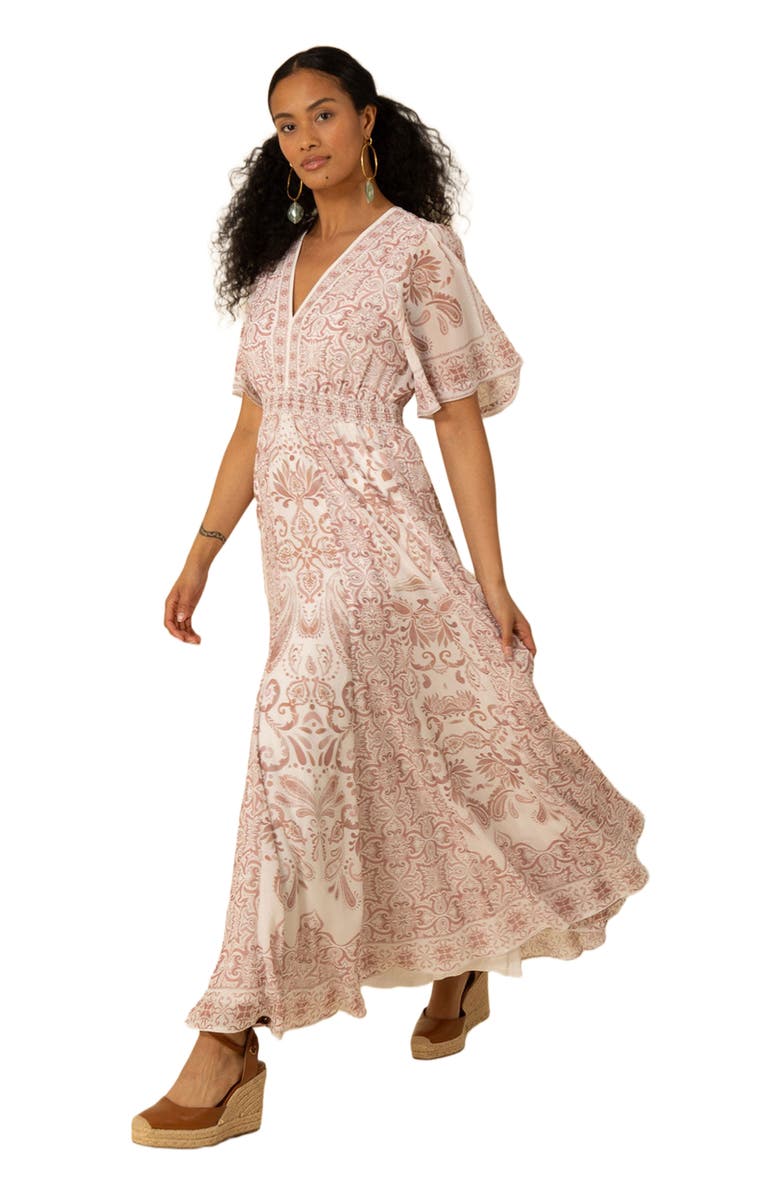 Halebob Ellis Chiffon Maxi Dress, Alternate, color, 