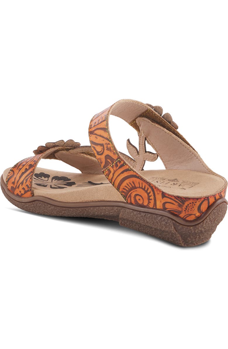 L'Artiste by Spring Step Aymee Wedge Slide Sandal, Alternate, color, Mango Multi