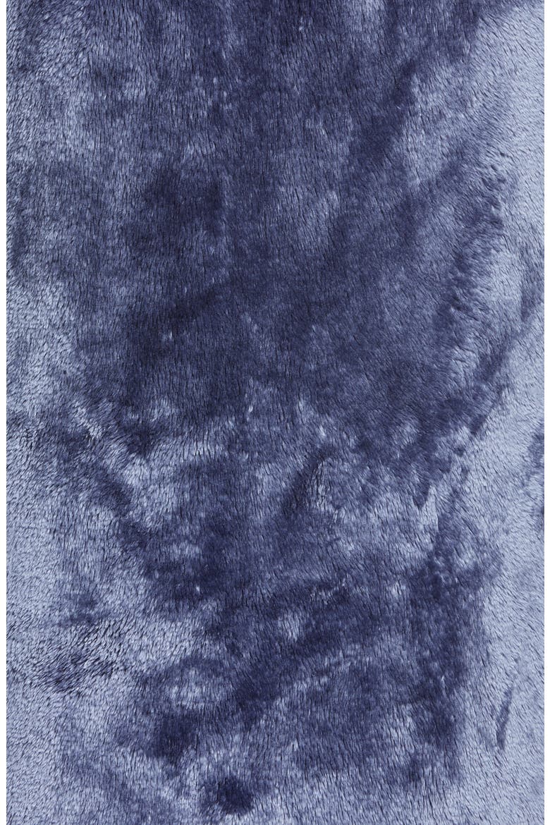 Frosted Plush Robe, Alternate, color, BLUE SHADOW