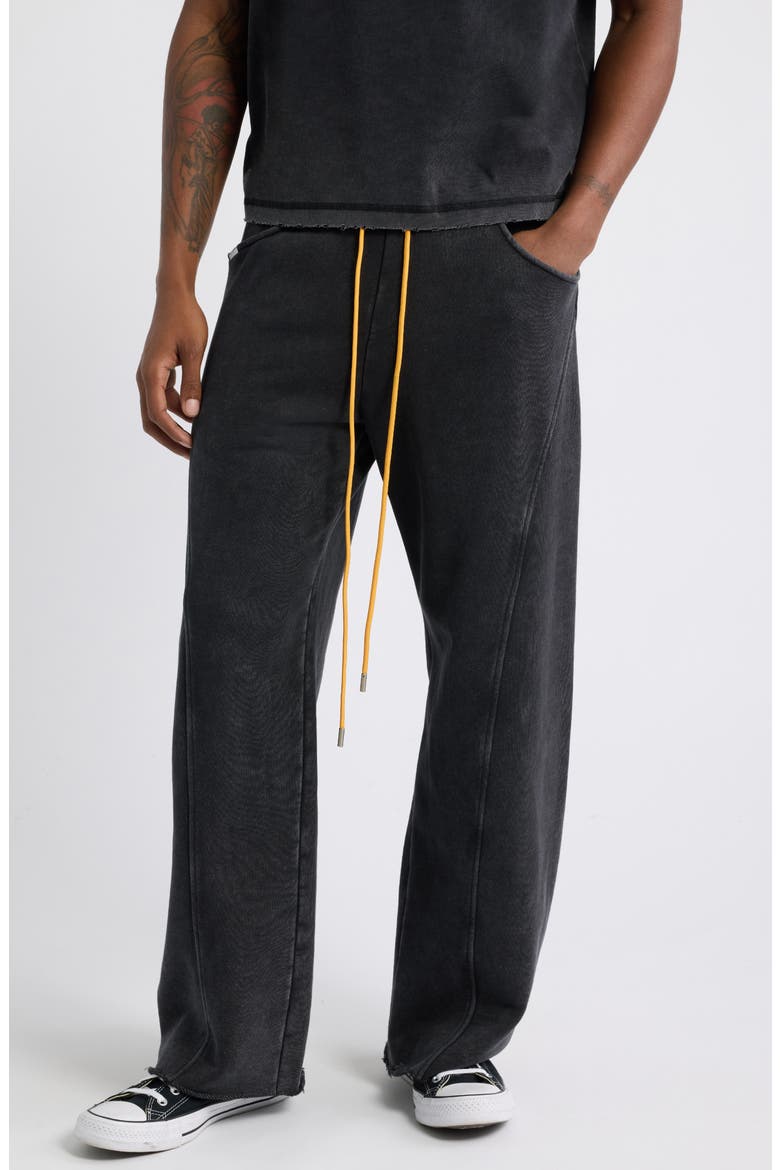 Wide Leg Work Pants, Main, color, VINTAGE BLACK