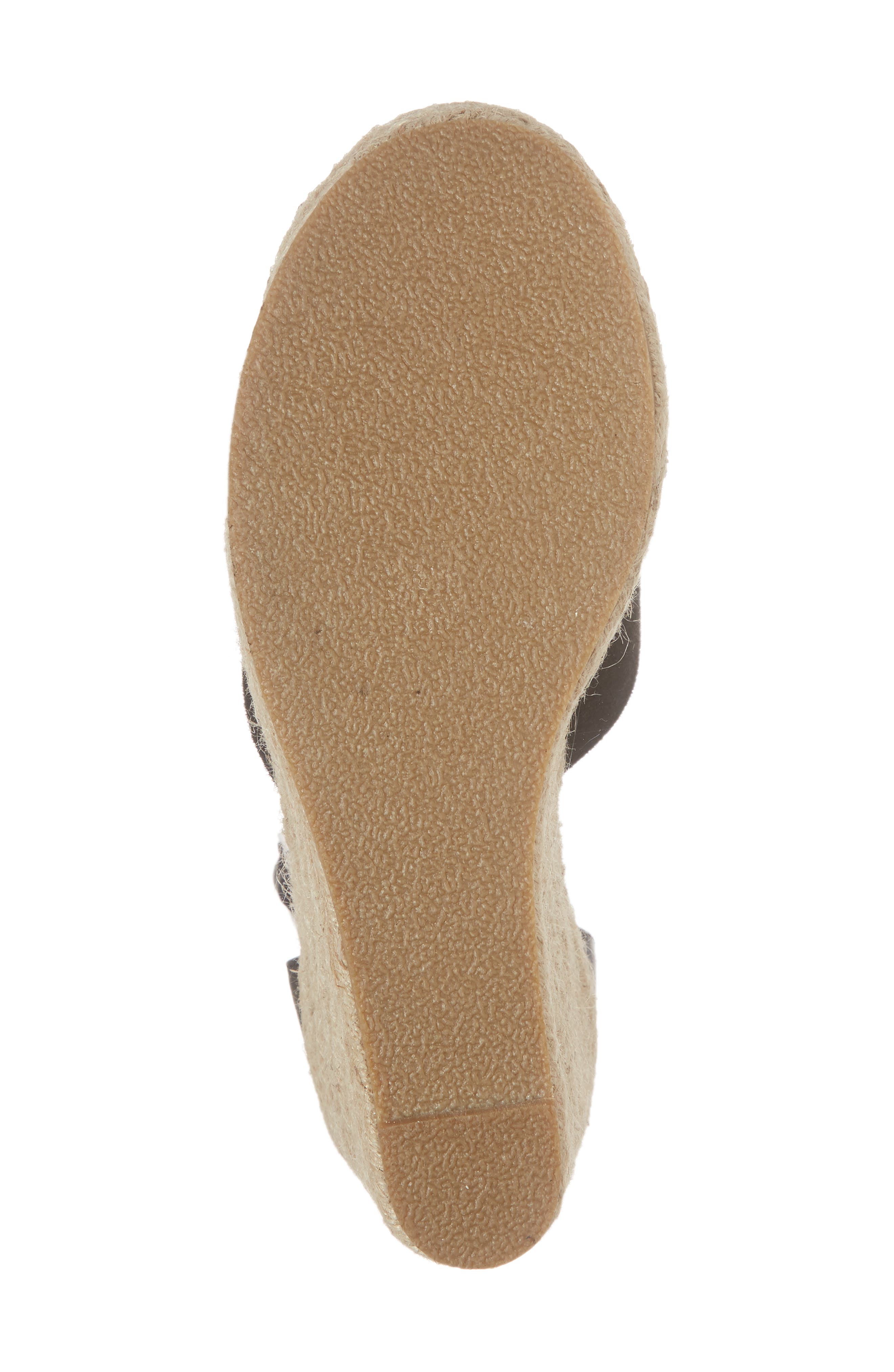 Flamingo Wedge Sandal, Alternate, color, BLACK SUEDE