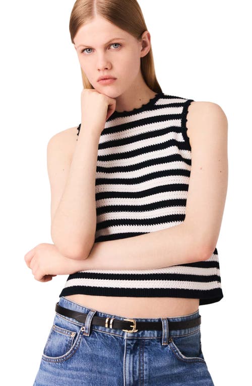 Maje Denim Bermuda Shorts In Blue
