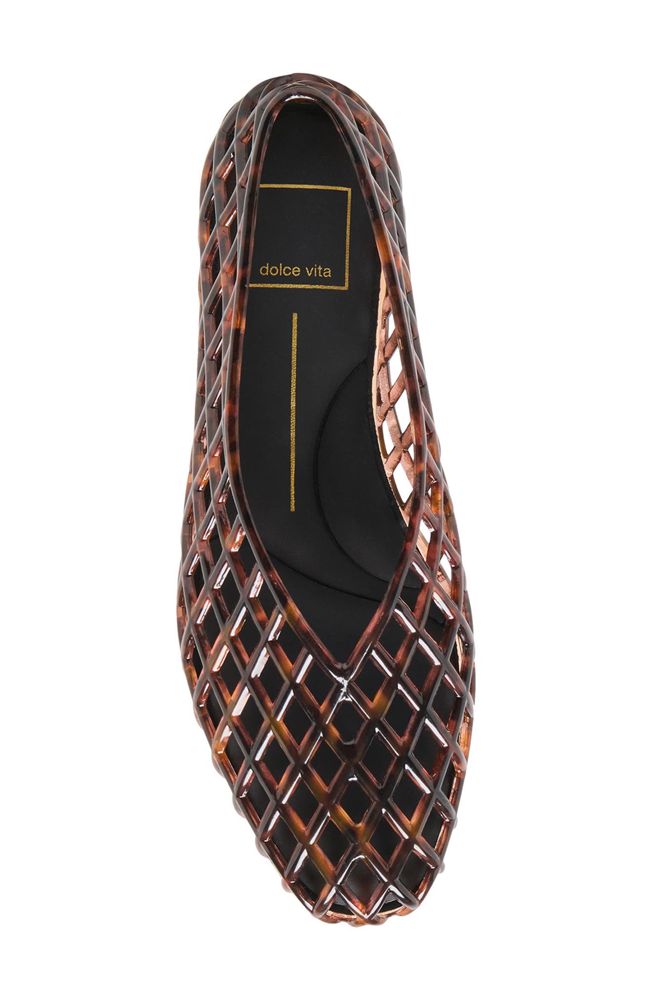 Dolce Vita Jam Jelly Flat, Alternate, color, Tortoise Vinyl