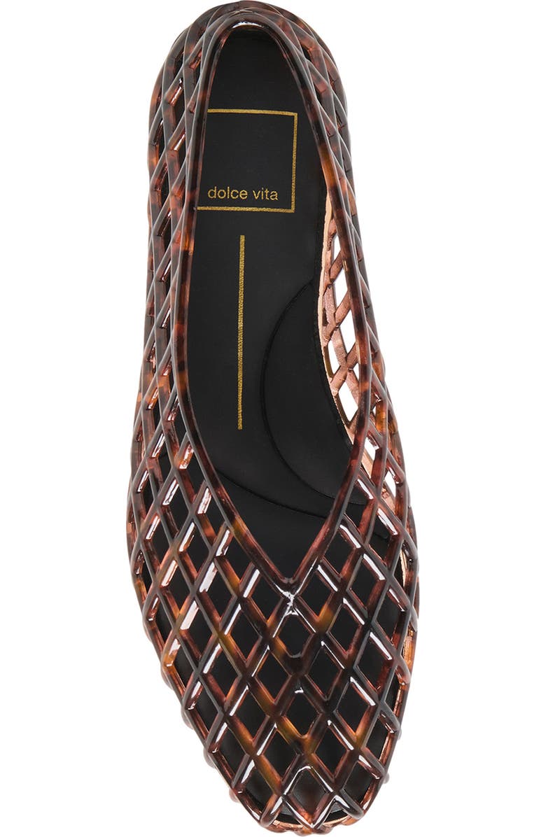 Dolce Vita Jam Jelly Flat, Alternate, color, Tortoise Vinyl