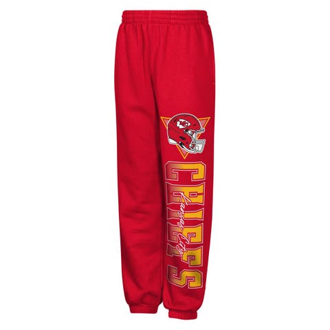 Youth Outerstuff  Red Kansas City Chiefs Run & Gun Sweatpants