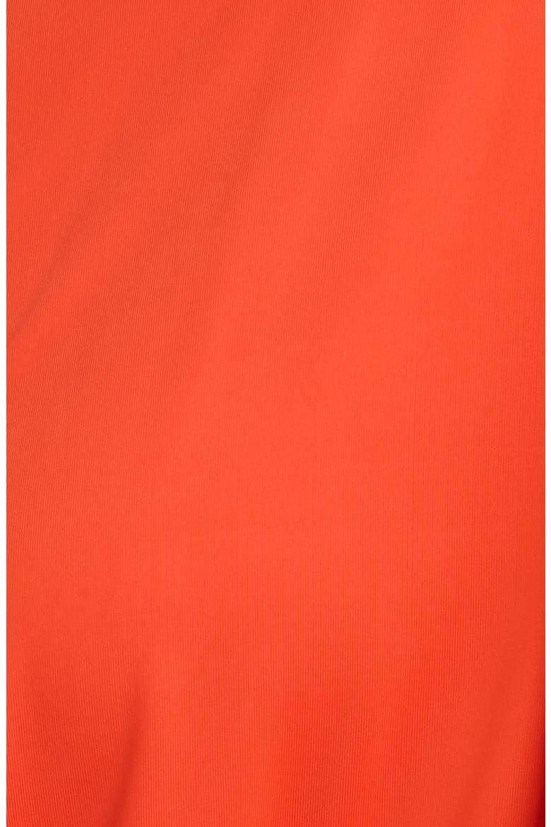Beaded Halter Batwing Minidress, Alternate, color, ORANGE
