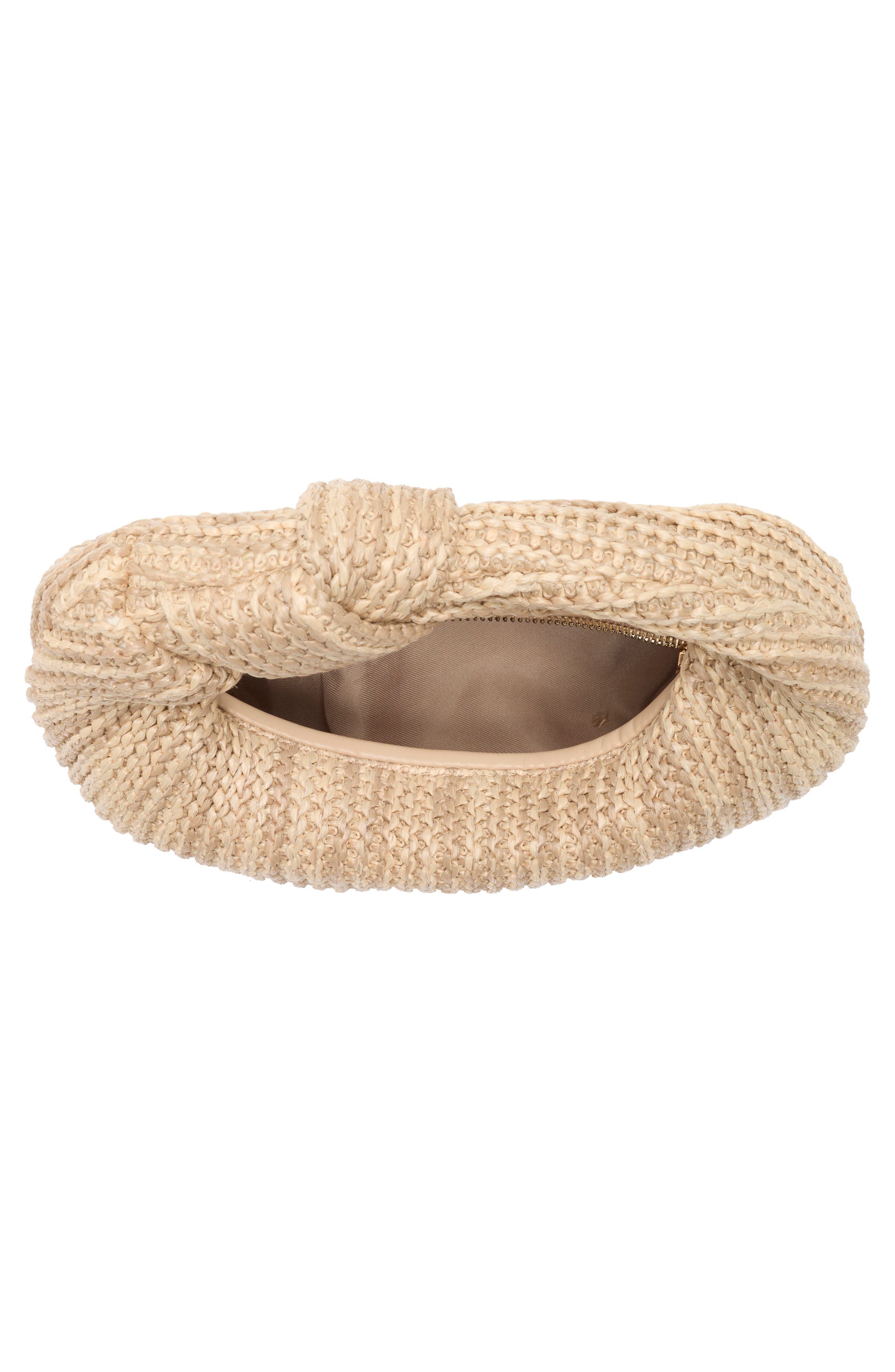 URBAN EXPRESSIONS HANDBAGS Straw Top Handle Bag, Alternate, color, Natural