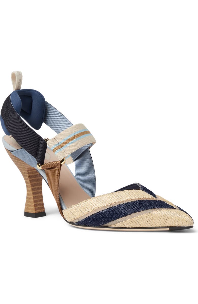 Fendi Colibri Slingback Pump, Main, color,