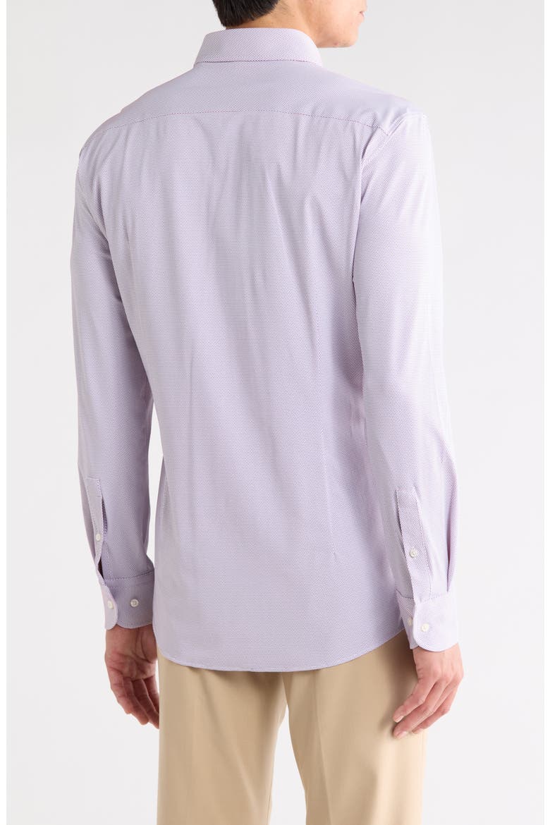 Hank Kent Slim Fit Performance Stretch Dress Shirt, Alternate, color, DK PNK
