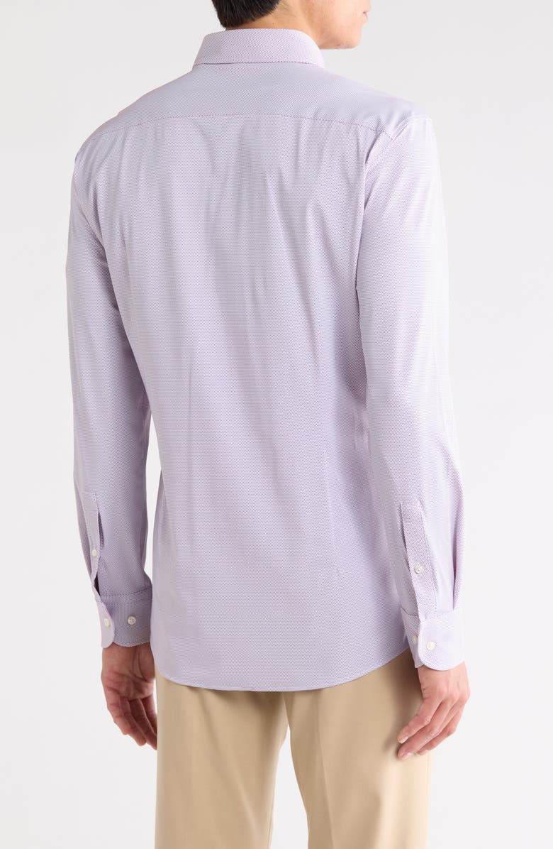 BOSS Hank Kent Slim Fit Performance Stretch Dress Shirt, Alternate, color, Dk Pnk