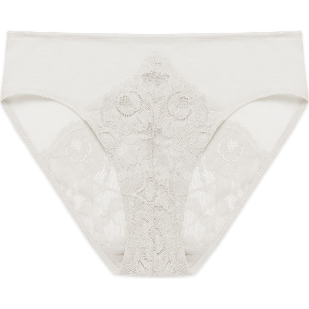 Natori Peony Hipster Brief In Light Ivory