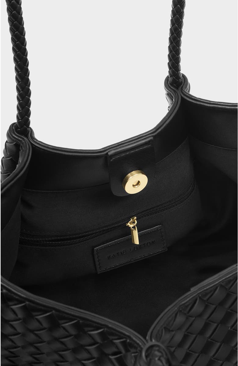 Katie Loxton Nova Small Shoulder Tote, Alternate, color, Black
