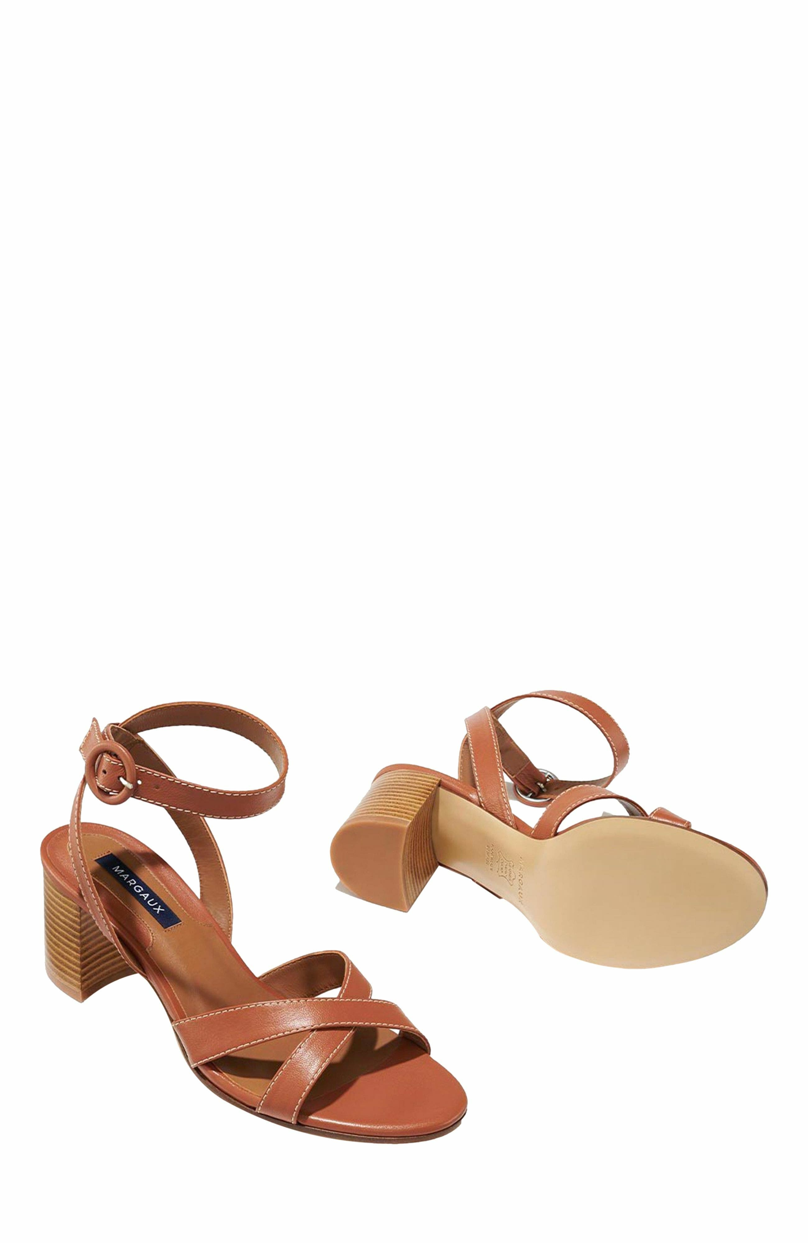 MARGAUX The City Sandal, Alternate, color, Saddle