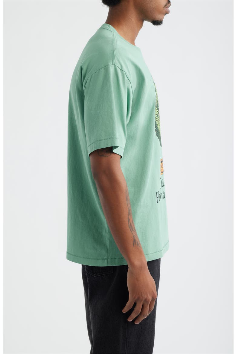 Bonsai Tree Graphic T-Shirt, Alternate, color, GREEN