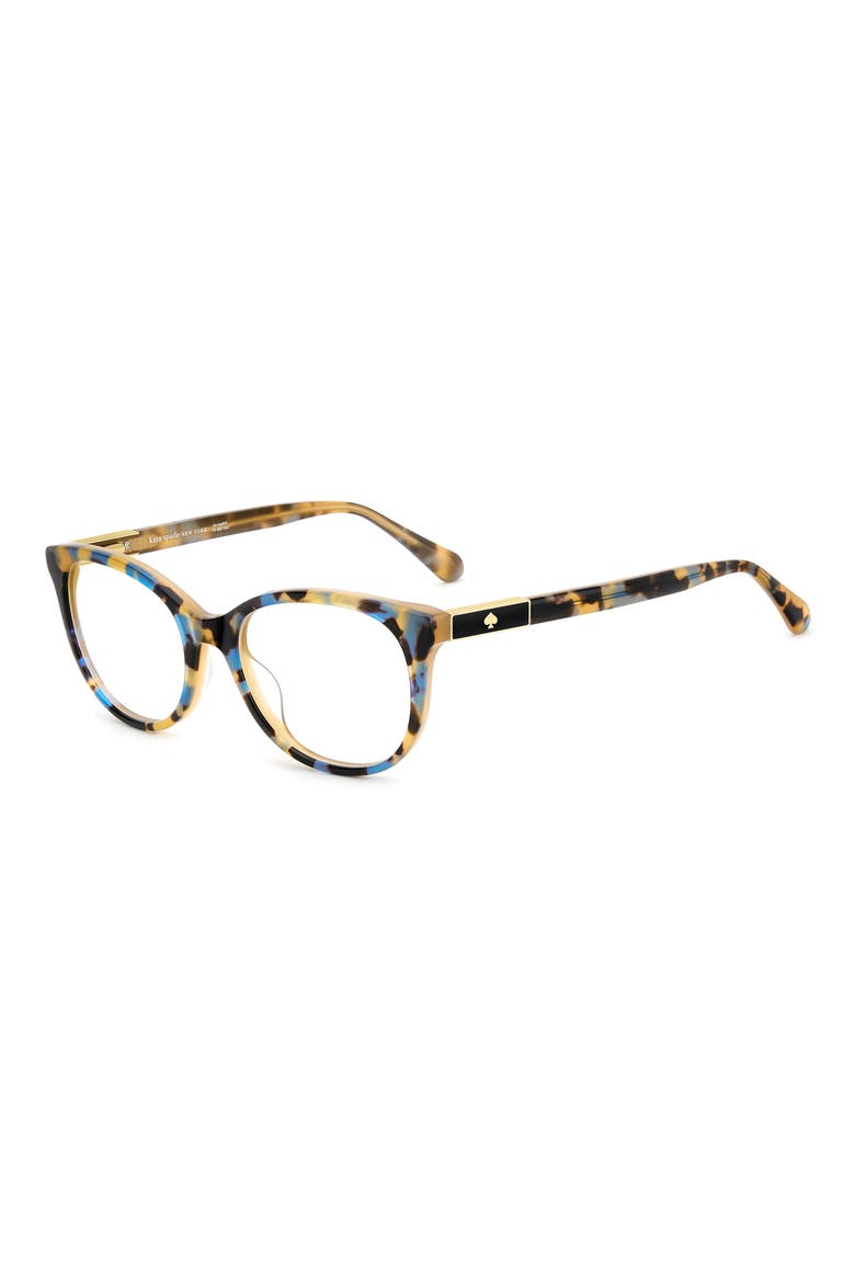 joshann 52mm oval optical glasses, Alternate, color, HAVANA MULTICOLOR