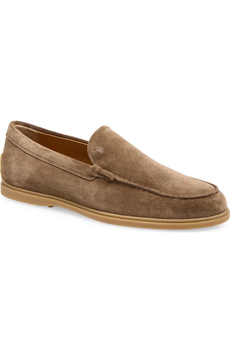 Tod's Pantofla Gomma Loafer, Main, color, Noce Chiaro