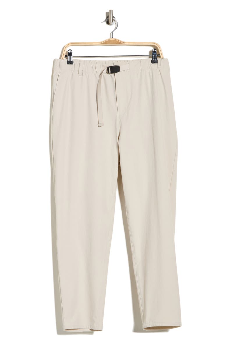 Belted Relaxed Tapered Pull-On Pants, Alternate, color, GREY MOONBEAM