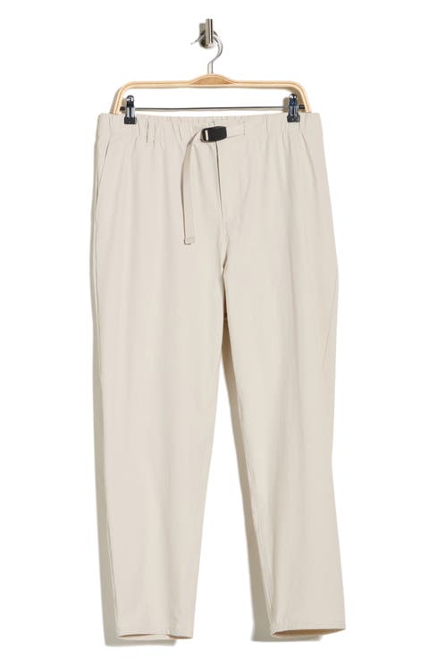 Belted Relaxed Tapered Pull-On Pants