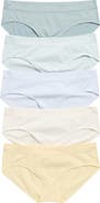 NORDSTROM RACK Everyday Assorted 5-Pack Seamless Hipster Briefs