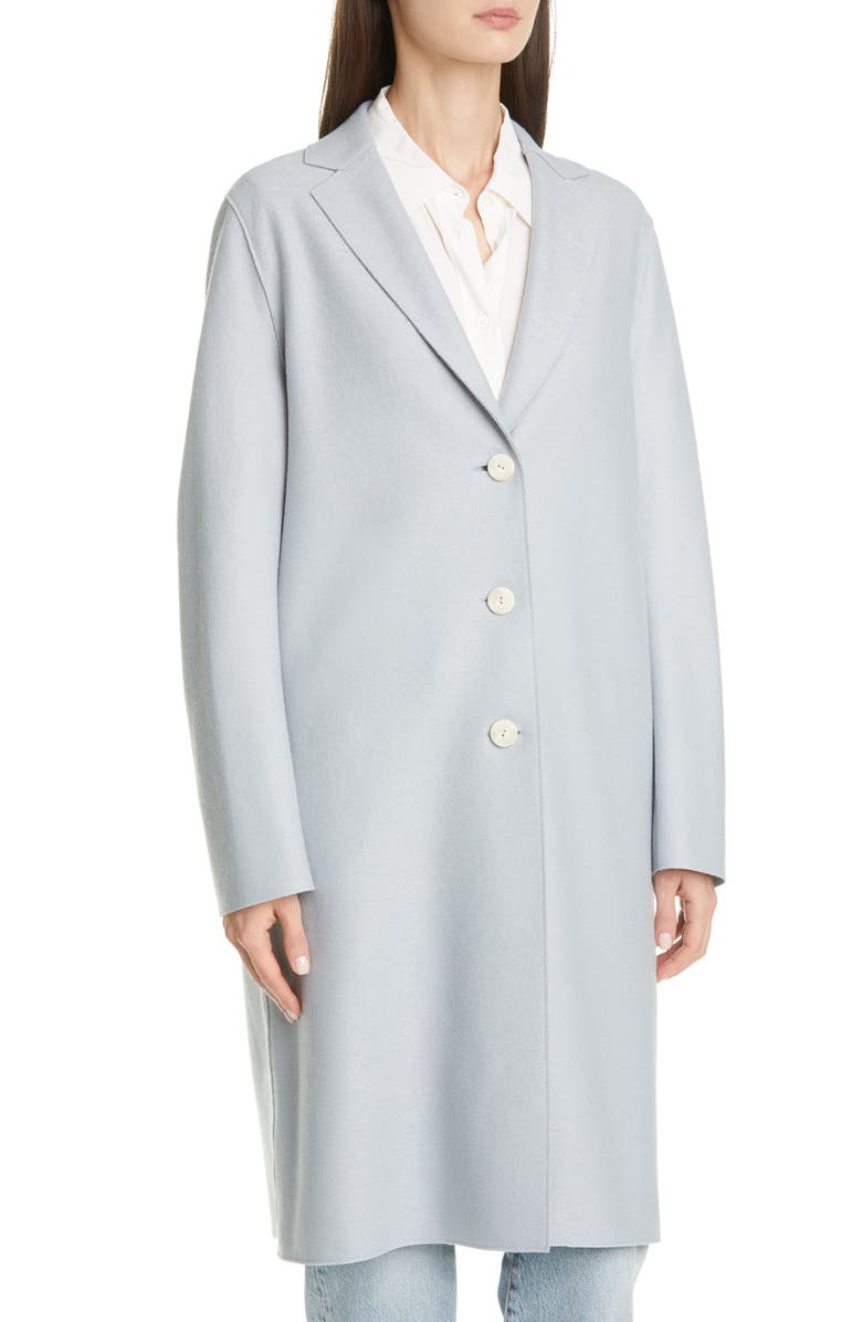 Harris Wharf London Pressed Wool Coat, Alternate, color, 