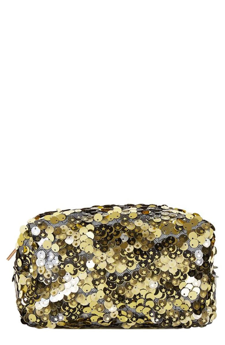 Skinnydip Skinny Dip Stardust Makeup Bag, Main, color, 