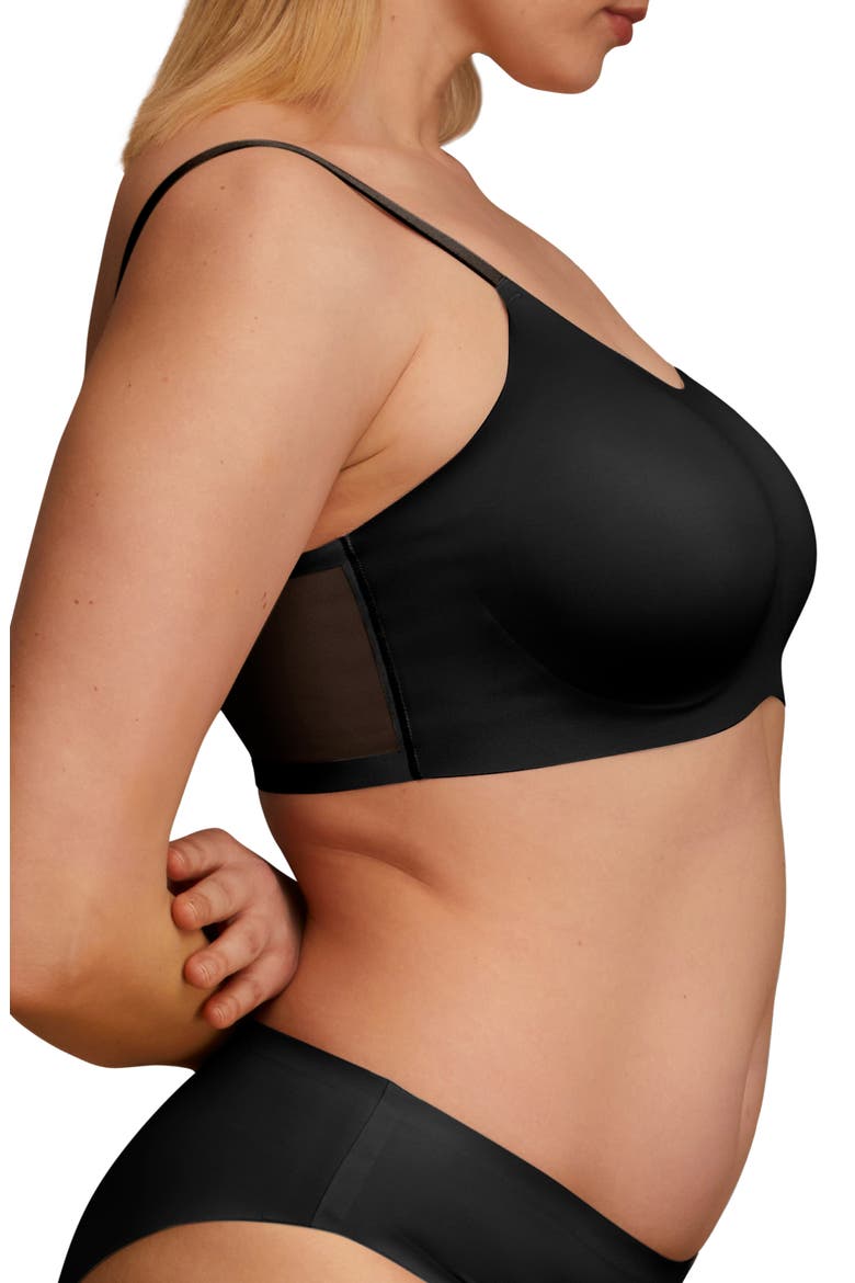 2-Pack Adjustable Support Bralettes, Alternate, color, BLACK