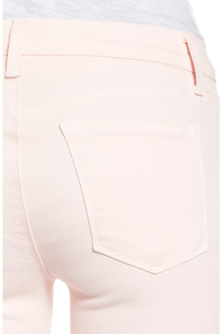 'Little Pink Jean' Low Rise Crop Skinny Jeans, Alternate, color, PINK RIBBON