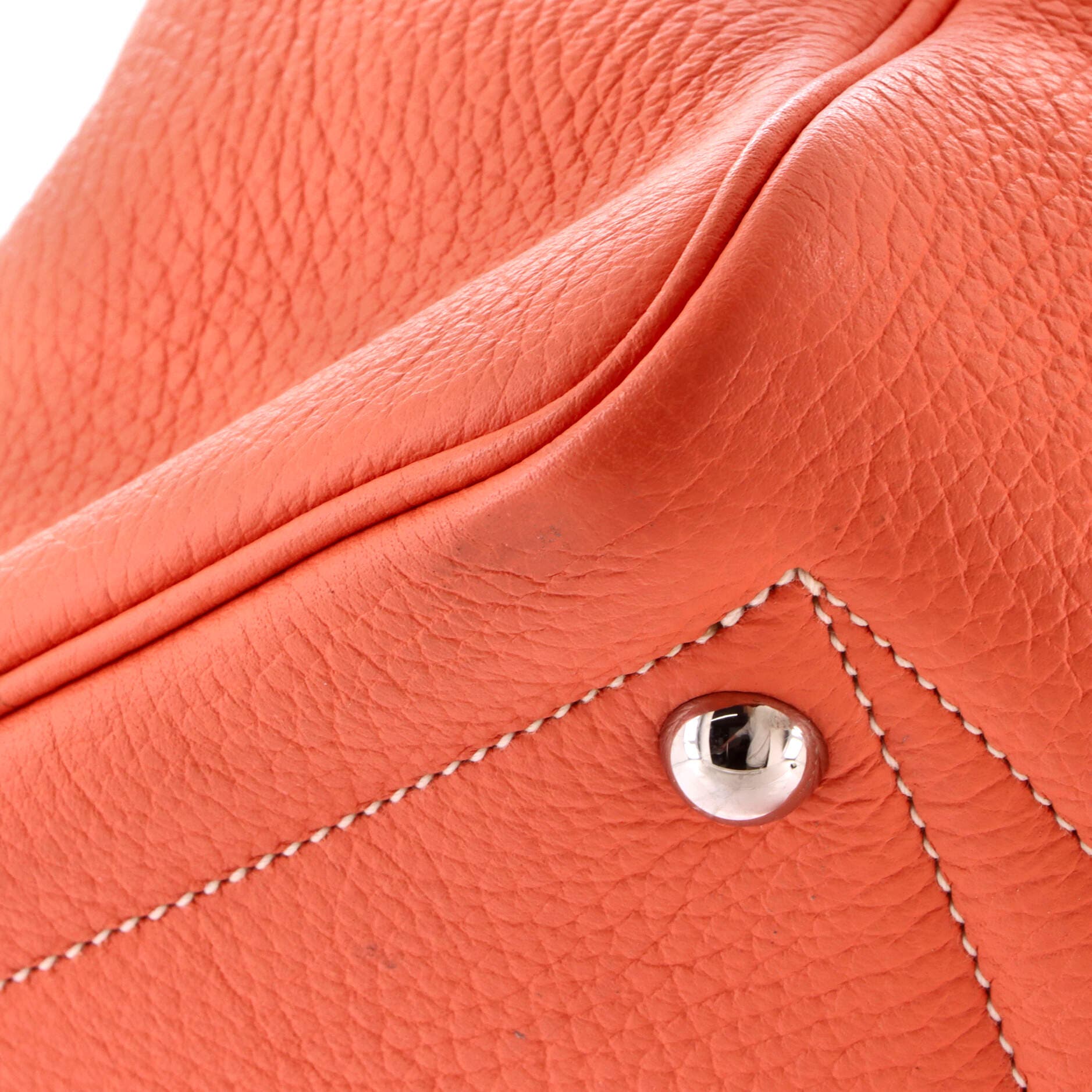 Pre-Owned Hermes Victoria II Bag Clemence 35, Alternate, color, Crevette