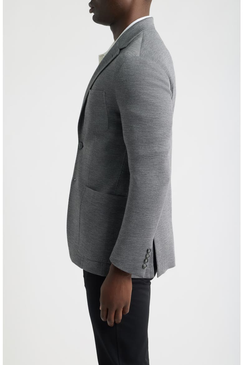 Impeccabile Trim Fit Wool Sport Coat, Alternate, color, GREY
