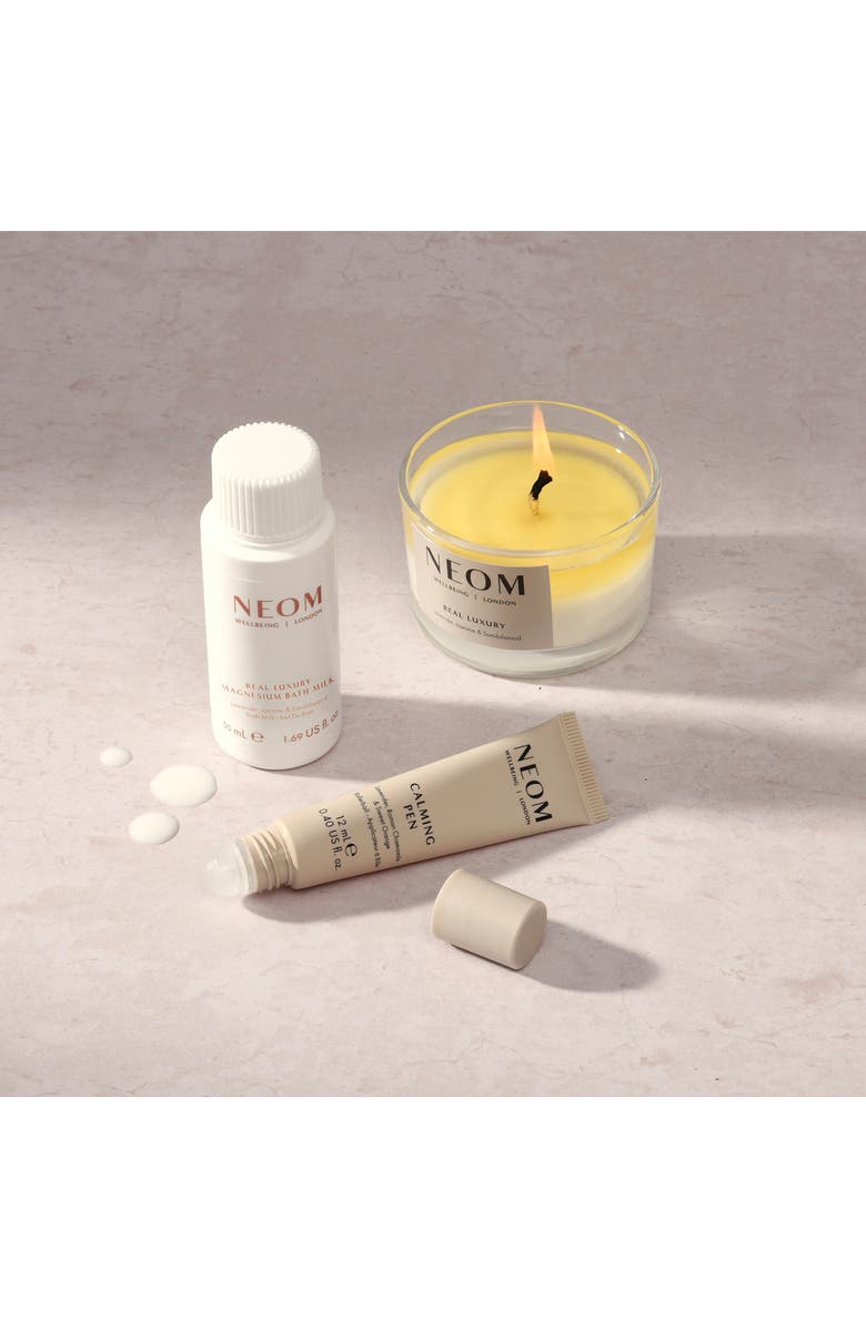 NEOM Wellbeing Giving Good Calm De-Stress Trio $55 Value, Alternate, color, 