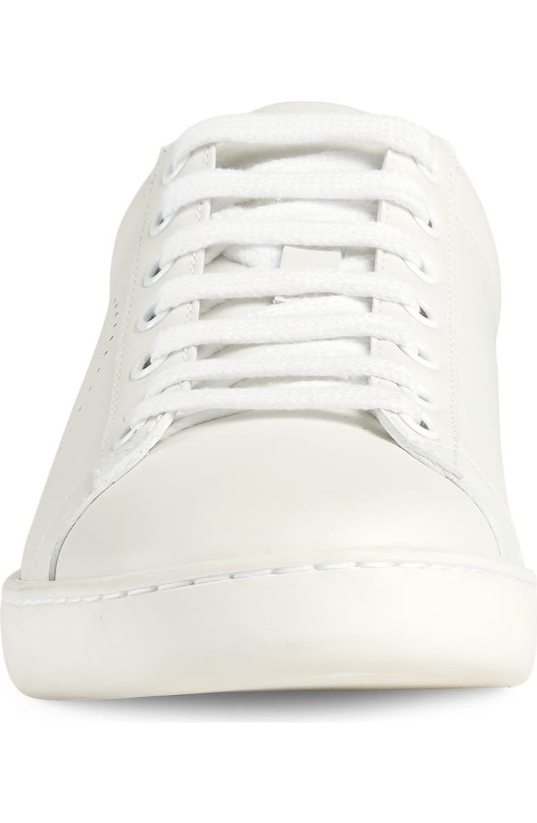 Gucci New Ace Perforated Logo Sneaker, Alternate, color,