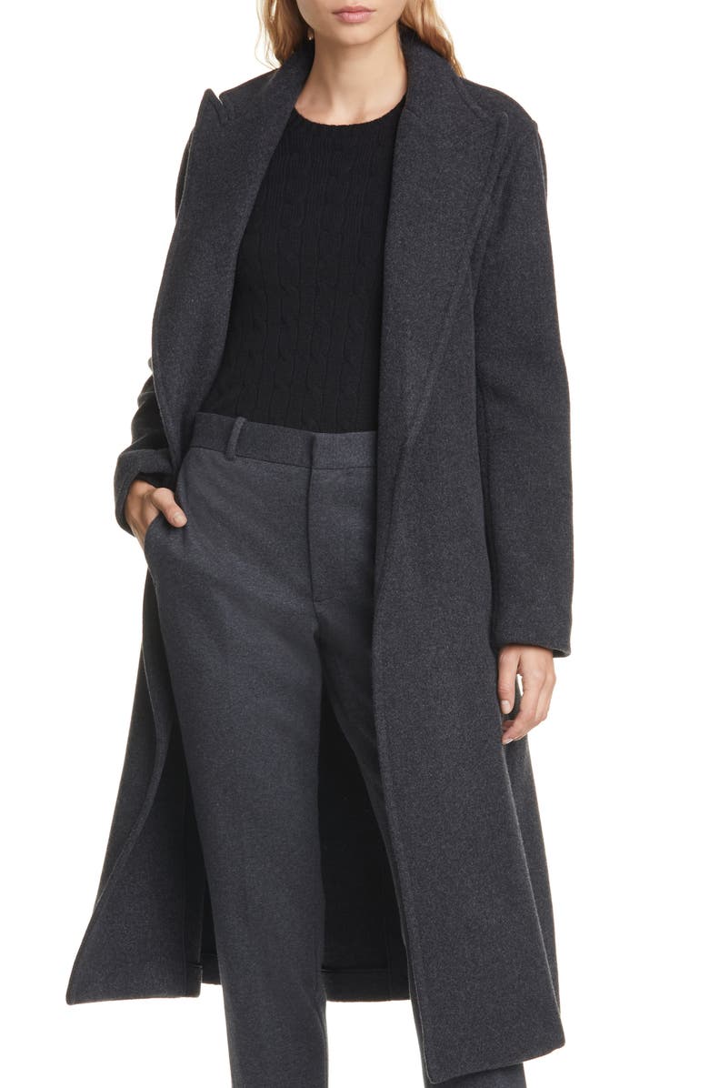 Polo Ralph Lauren Emille Wool Blend Coat, Main, color, 