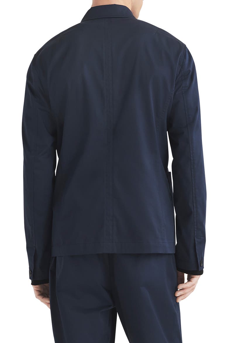 Evan Stretch Sateen Chore Shirt Jacket, Alternate, color, NAVY