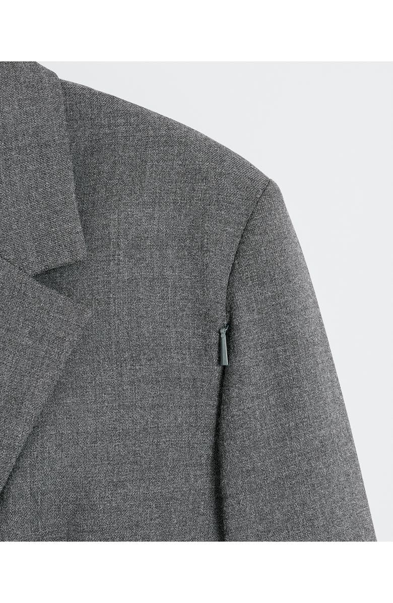 MANGO Zip Sleeve Blazer, Alternate, color, 