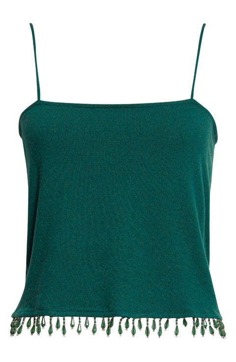 Lodge Beaded Cashmere Camisole