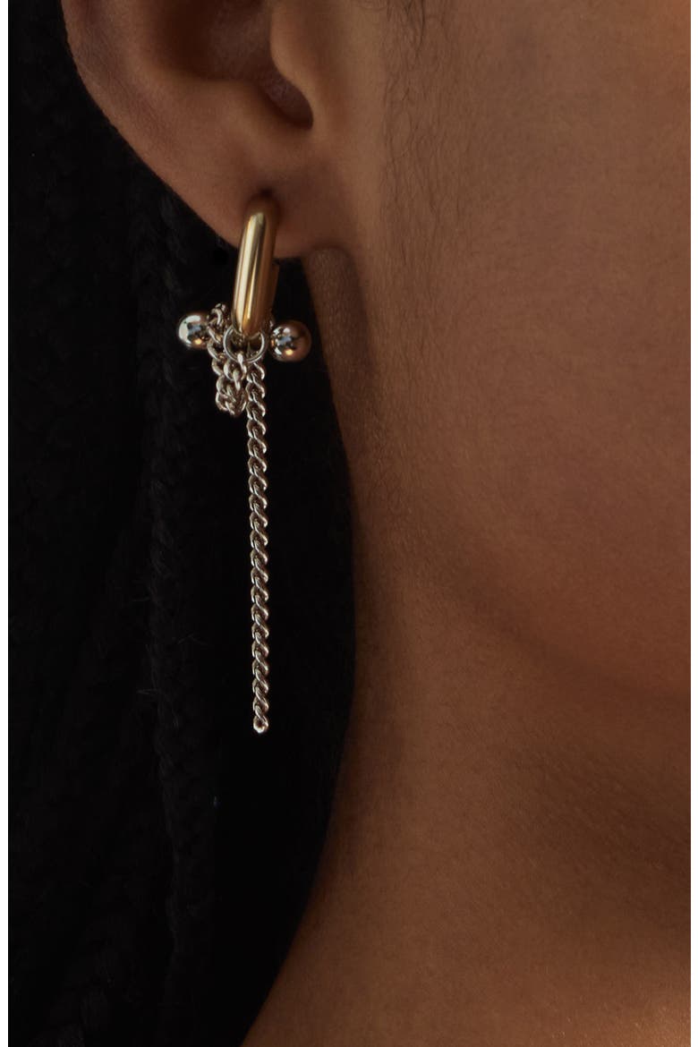 Justine Clenquet Nick Mixed Metal Drop Earrings (Women) | Nordstrom