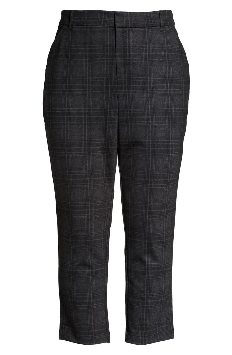 Wit & Wisdom 'Ab'Solution Plaid Ankle Trousers, Alternate, color, 