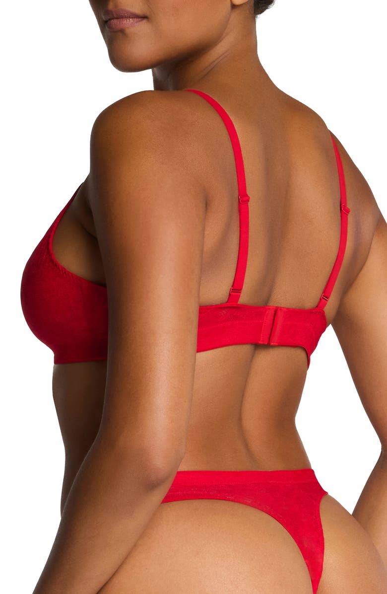 SPANX<sup>®</sup> SPANXsupersmooth<sup>®</sup> Day to Date Night Lace Bralette, Alternate, color, Spanx Red