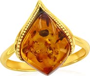 SIMONA Marquise Cut Amber Ring