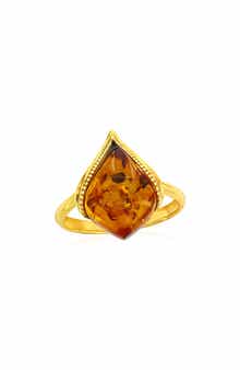 SIMONA Marquise Cut Amber Ring