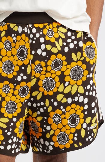 ADIDAS X WALES BONNER Floral Knit Recycled Polyester Shorts