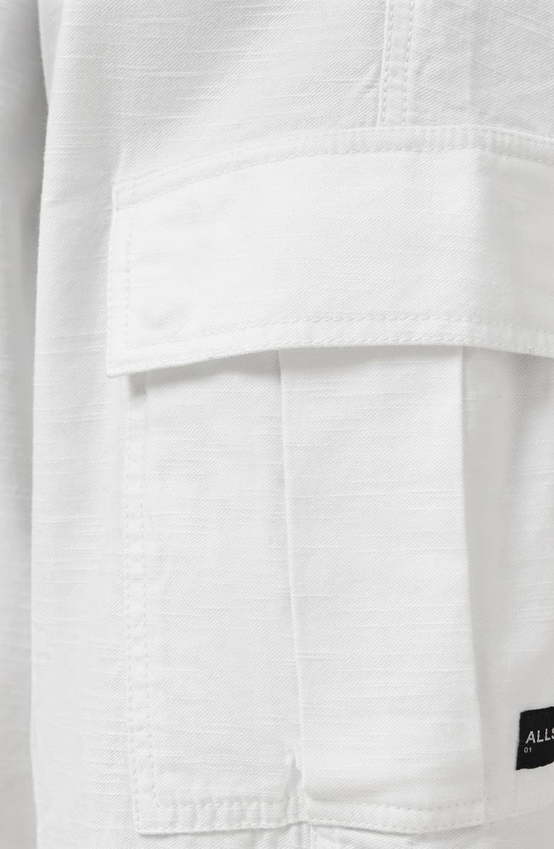 AllSaints Grove Oversize Organic Cotton Cargo Trousers, Alternate, color, 