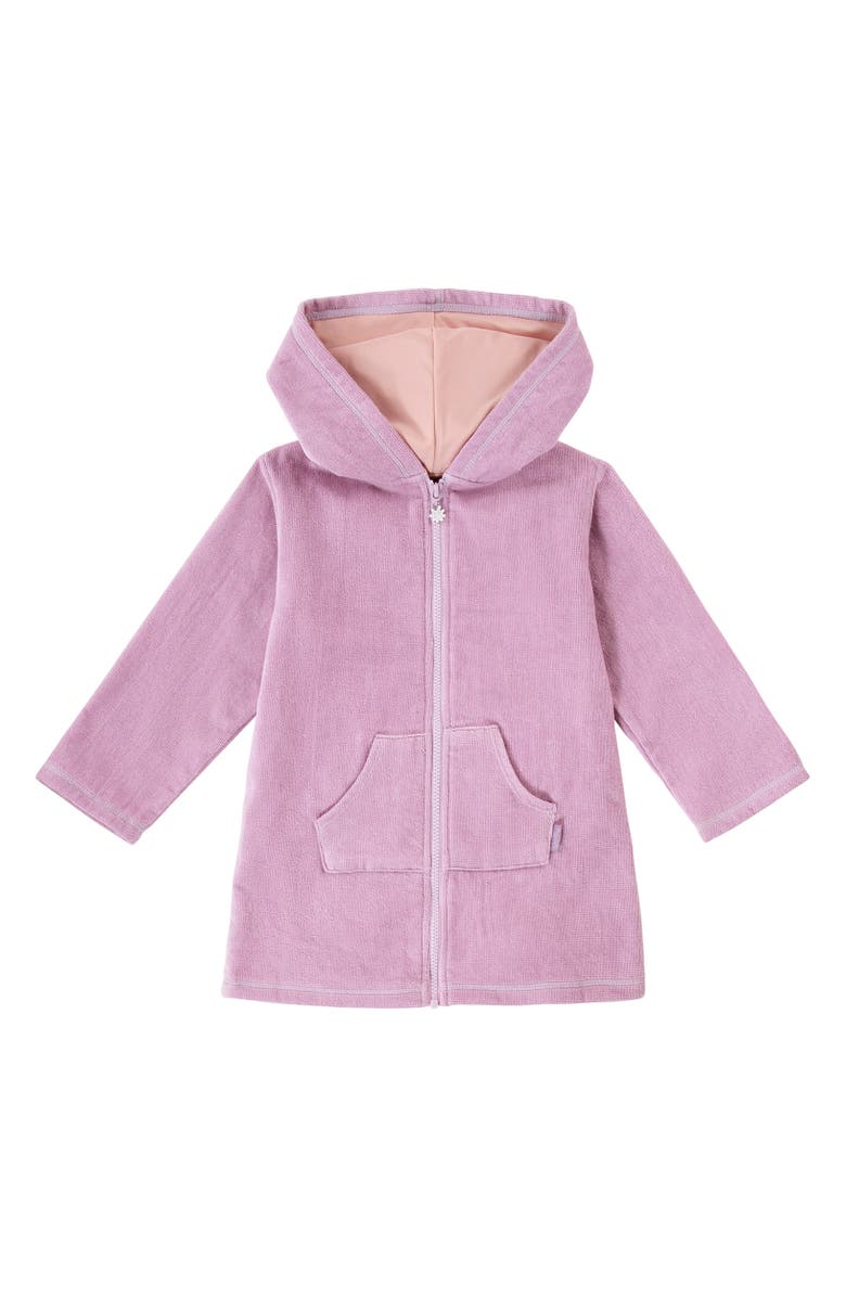 UV Skinz Hooded Terry Beach Cover-Up, Main, color, Lotus