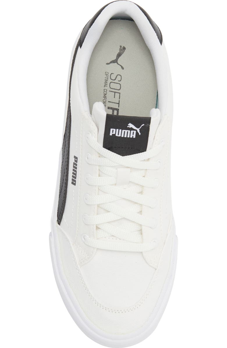 PUMA Court Classic Vulcanized Sneaker, Alternate, color, Puma White/ Puma Black