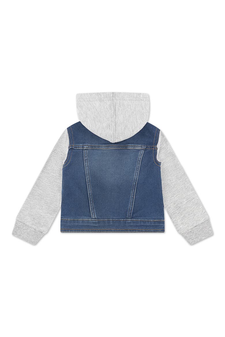 Kids' Hooded Trucker Jacket, Alternate, color, VINTAGE