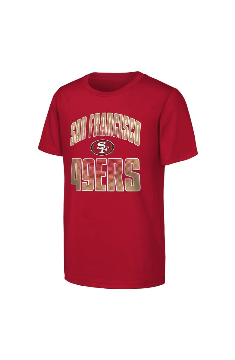 Outerstuff Youth Outerstuff  Scarlet San Francisco 49ers Never Quit 2-Pack T-Shirt Set, Alternate, color, Scarlet