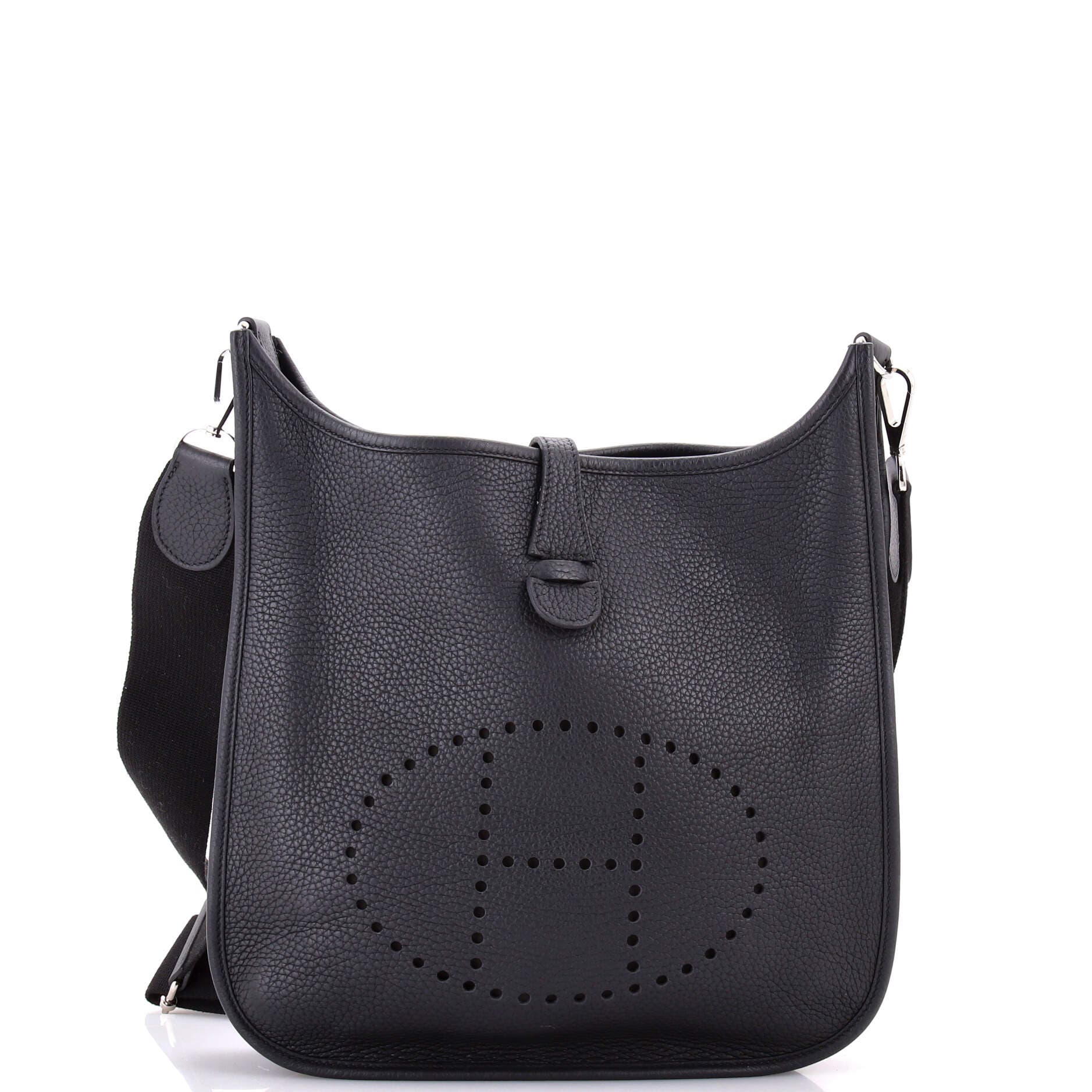 Pre-Owned Hermes Evelyne Bag Gen III Clemence PM, Main, color, 