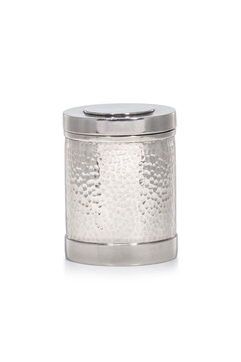 Contempo Hammered Canister, Main, color, SILVER