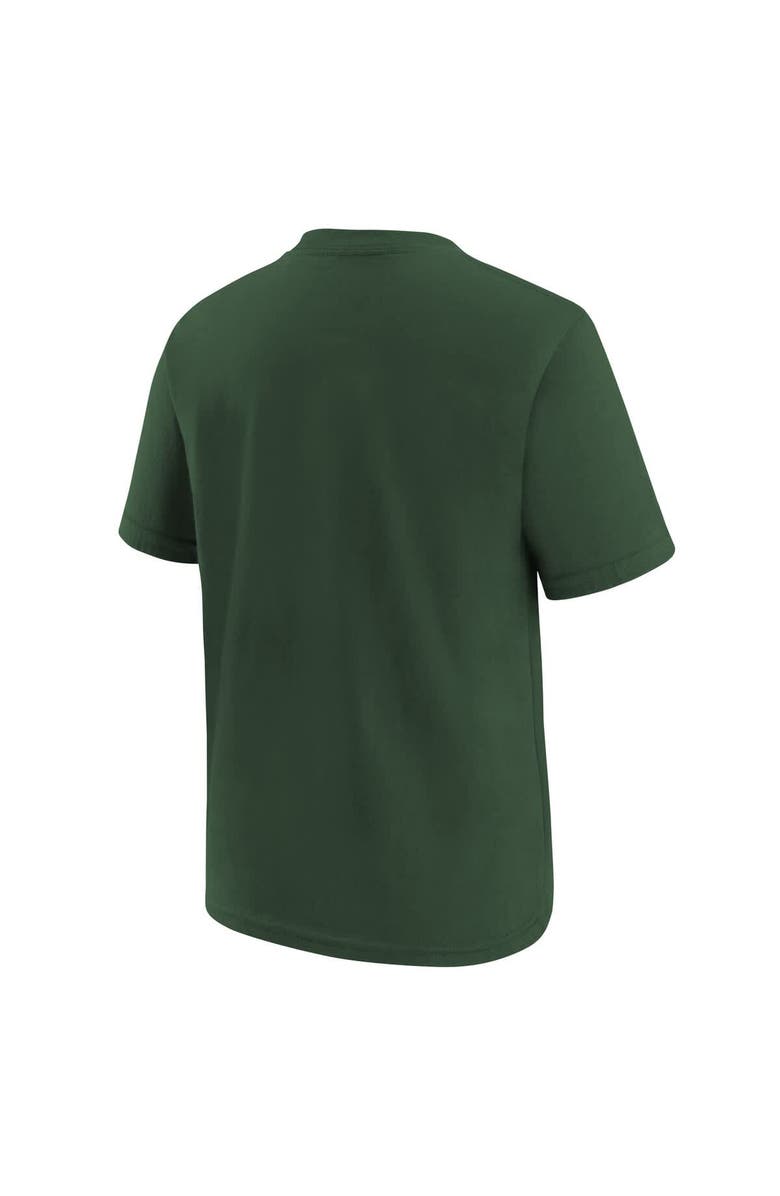 Jordan Brand Youth Jordan Brand Hunter Green Milwaukee Bucks Essential Cities T-Shirt, Alternate, color, Hunter Green