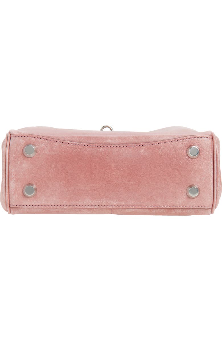 Balenciaga Mini Rodeo Lambskin Leather Top Handle Bag, Alternate, color, Rose Quartz